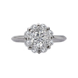 Romance Halo Semi-Mount Diamond Ring