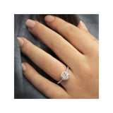 Romance Halo Semi-Mount Diamond Ring