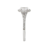 Romance Halo Semi-Mount Diamond Ring