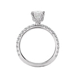 Romance Peg Head Semi-Mount Diamond Ring