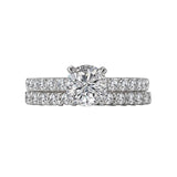 Romance Peg Head Semi-Mount Diamond Ring