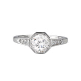Romance Vintage Semi-Mount Diamond Ring