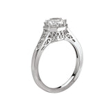 Romance Vintage Semi-Mount Diamond Ring
