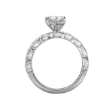 Romance Halo Semi-Mount Diamond Ring