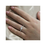 Romance Peg Head Semi-Mount Diamond Ring