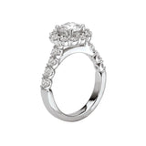 Romance Halo Semi-Mount Diamond Ring