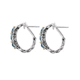 Eleganza Ladies Gemstone Earrings