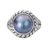 Eleganza Ladies Mabe Pearl Ring