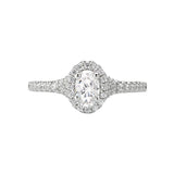 Romance Diamond Engagement Ring w/ Center