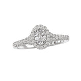 Romance Diamond Engagement Ring w/ Center