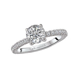Romance Classic Semi-Mount Diamond Ring