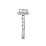 Romance Halo Semi-Mount Diamond Ring