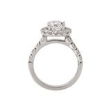 Romance Halo Semi-Mount Diamond Ring