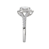 Romance Halo Diamond Ring