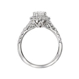 Romance Halo Diamond Ring