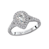 Romance Halo Diamond Ring