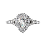 Romance Halo Diamond Ring
