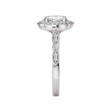 Romance Halo Semi-Mount Diamond Ring