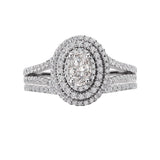 Romance Split Shank Diamond Ring