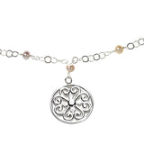 Southern Gates® Hand Wrought Pink Pearl Filigree Necklace