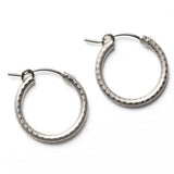Southern Gates Gold Fill/Sterling Silver Round Hoop Earring