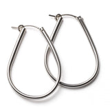 Southern Gates Gold Fill/Sterling Silver Teardrop Hoop Earring