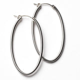 Southern Gates Gold Fill/Sterling Silver Oval Hoop Earring