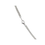 Eleganza Sterling Silver Triple Chain