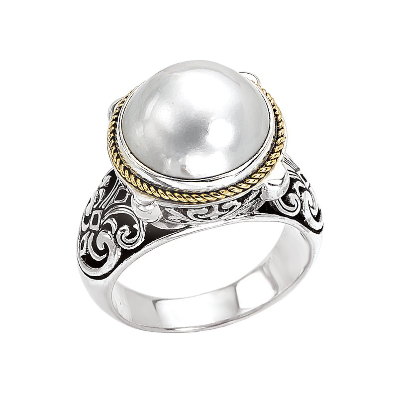 Eleganza Ladies Fashion Pearl Ring – Bakers Jewelry