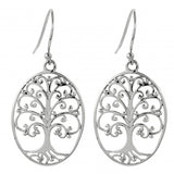 Southern Gates® Oval Oak Tree Earring