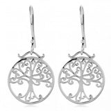 Southern Gates® Oak Tree Flat Round Earring