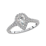 Romance Halo Diamond Ring
