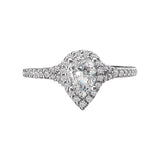 Romance Halo Diamond Ring