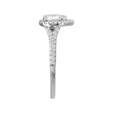 Romance Halo Diamond Ring