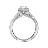 Romance Halo Diamond Ring
