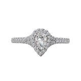 Romance Diamond Engagement Ring w/ Center