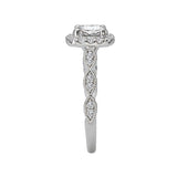 Romance Halo Semi Mount Ring