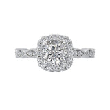 Romance Halo Semi Mount Ring