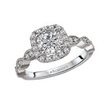 Romance Halo Semi Mount Ring
