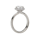 Romance Halo Semi-Mount Diamond Ring