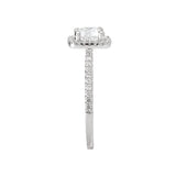 Romance Halo Semi-Mount Diamond Ring