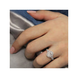 Romance Halo Diamond Ring