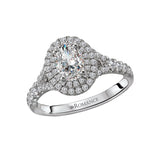 Romance Halo Diamond Ring