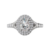 Romance Halo Diamond Ring