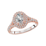 Romance Halo Diamond Ring