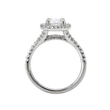 Romance Halo Semi-Mount Diamond Ring