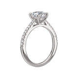 Romance Peg Head Semi-Mount Diamond Ring