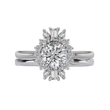 Romance Halo Semi-Mount Diamond Ring