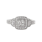 Romance Halo Diamond Ring