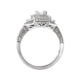 Romance Halo Diamond Ring